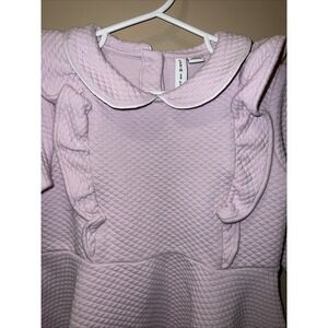 Janie and Jack The Equestrian Chic Lavender Purple Dress Quilted Ruffles Girls 5
